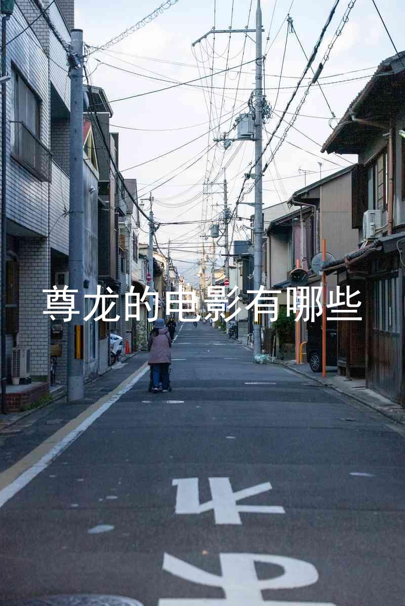尊龙的电影有哪些